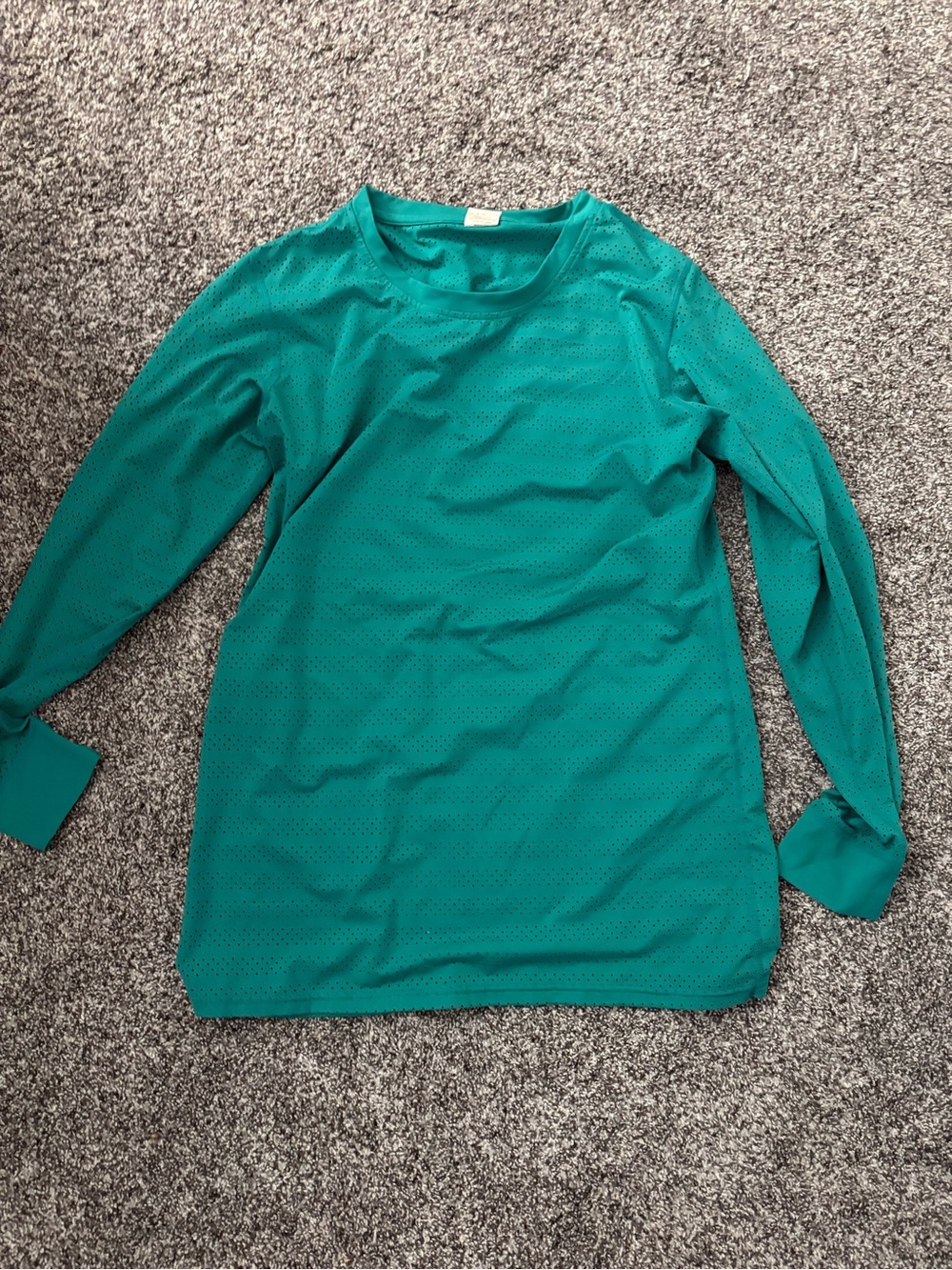 Long Sleeve Performance Tee in Teal